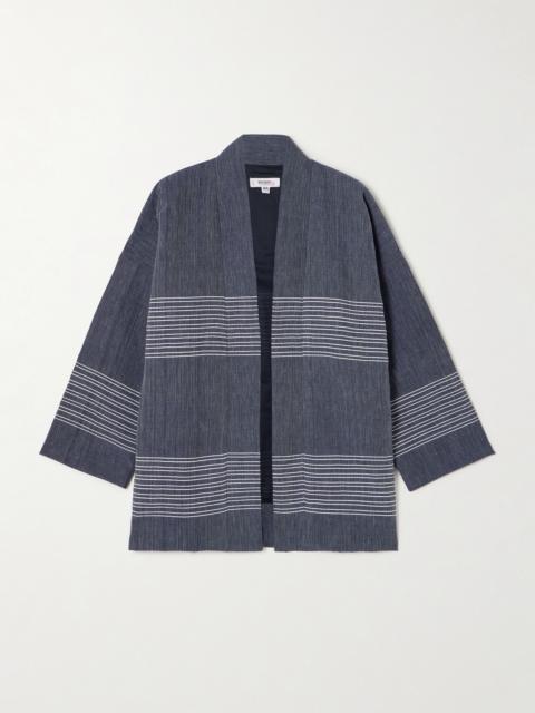 lemlem Terara Striped Cotton Jacket