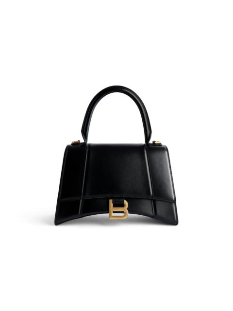 BALENCIAGA Women's Hourglass Small Handbag Box in Black