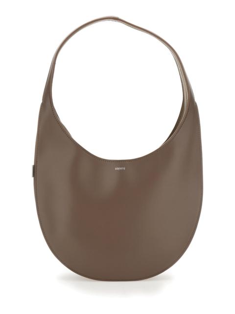 COPERNI Coperni Women 'Swipe Medium' Brown Shoulder Bag With Logo On Front In Leather Woman