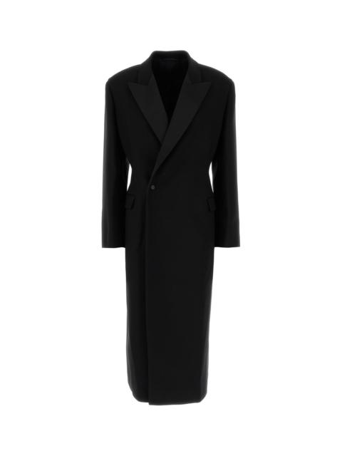 Carven Black wool coat