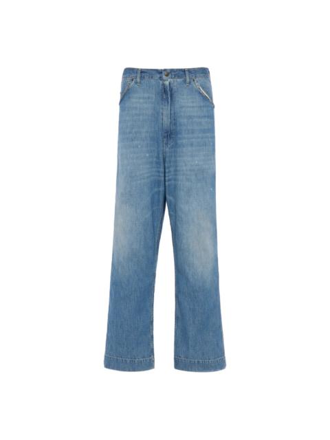 Maison Margiela Maison Margiela Blue Trousers - Regular & Straight-Leg Trousers Men
