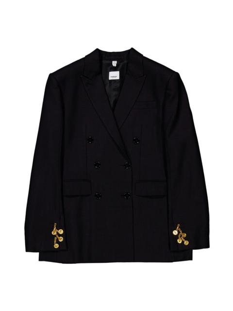 Burberry Burberry Long Sleeve Double Breasted Jacket