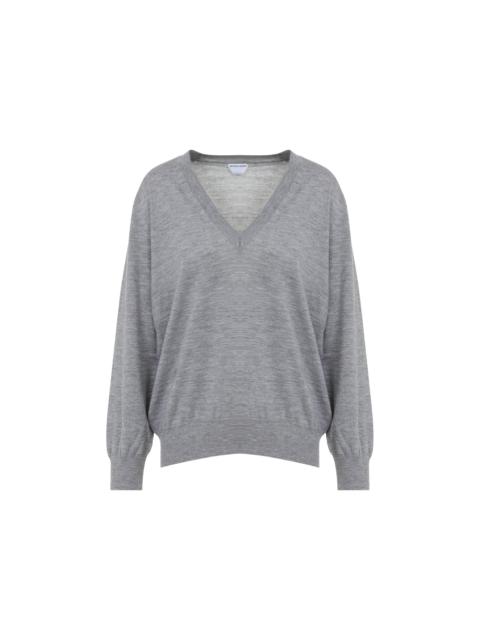 Bottega Veneta Bottega Veneta V Neck Cashmere Sweater Women