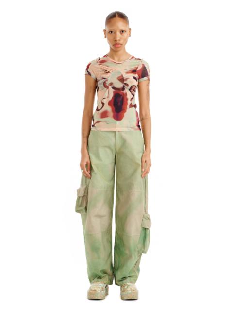 Collina Strada WATERCOLOR FLORAL ARC S/S TOP