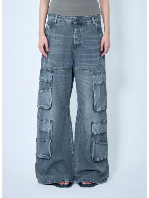 Diesel Women 1996 D-Sire Cargo Jeans