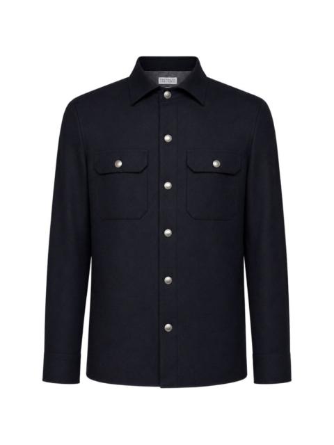 Brunello Cucinelli Brunello Cucinelli Men Wool Shirt