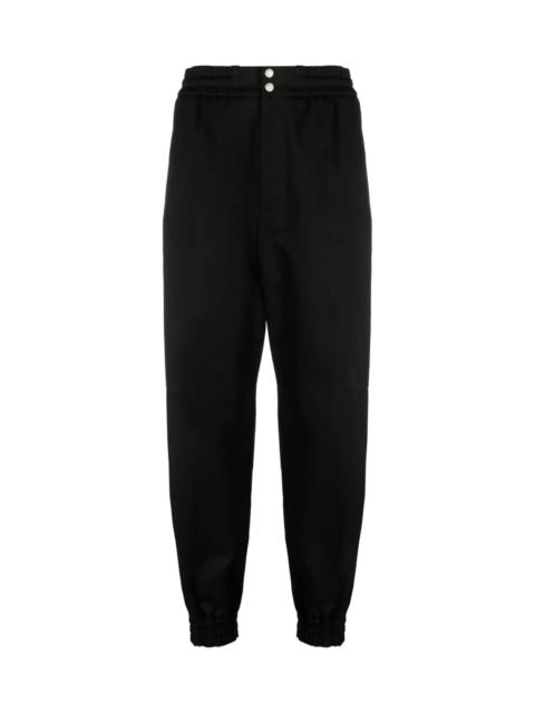 Alexander McQueen TAPERED-LEG COTTON TROUSERS