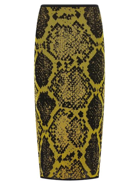 THE ATTICO The Attico Women Python Jacquard Skirt