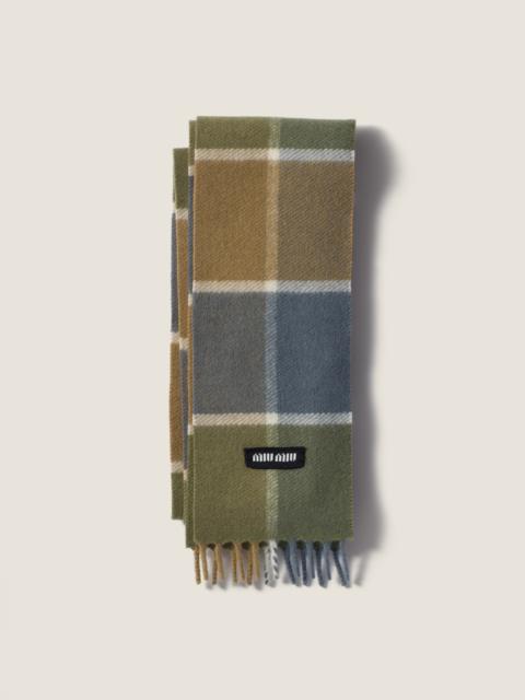 Miu Miu Wool and cashmere scarf