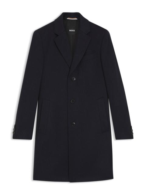 BOSS CASHMERE COAT IN A SLIM FIT