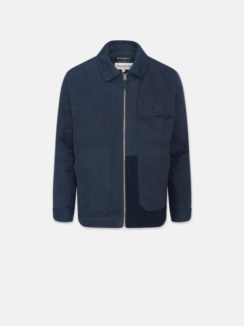 GLOVERALL Men's Renewed Works Jacket Navy