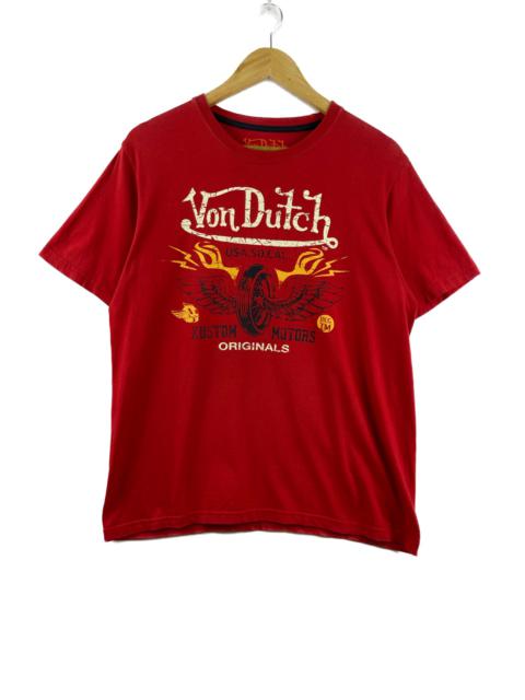 Other Designers Von Dutch - Von Dutch Big Logo Tee Red