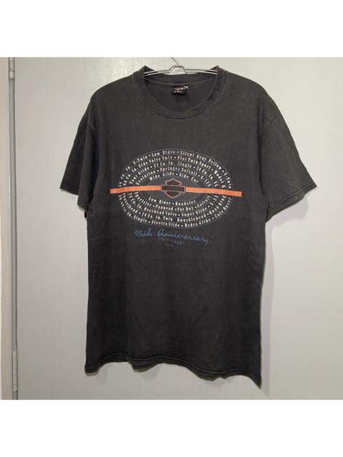Other Designers Distressed Vintage Harley Davidson Medium Size Holoubek Tee