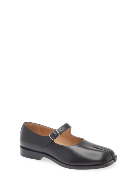 Maison Margiela Maison Margiela Tabi Mary Jane Flat in Black at Nordstrom