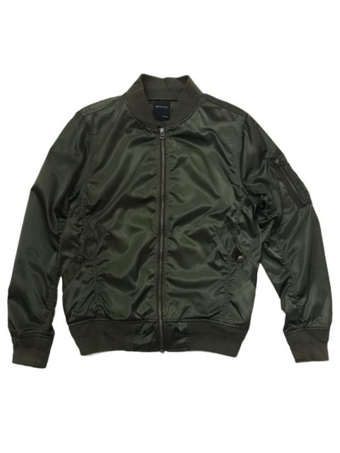 Other Designers Ships Jet Blue MA-1 Bomber Jacket