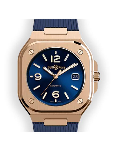 Other Designers Bell and Ross Instruments Automatic Blue Dial Men's Watch BR05A-BLU-PG/SRB