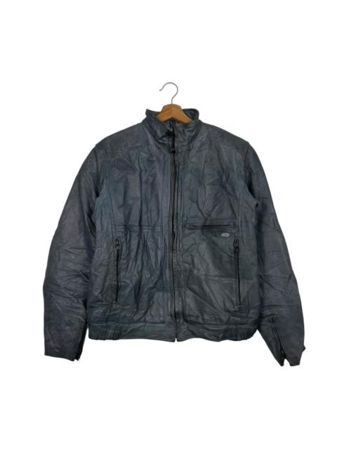 Other Designers Japanese Brand - Vtg Kushitani Motorcycle Biker Leather Jacket