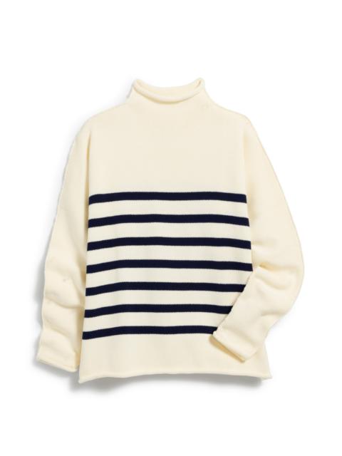 Frank & Eileen Rolled Funnel Neck Sweater