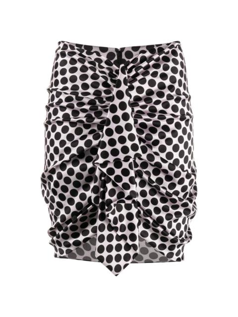 ALEXANDRE VAUTHIER ruched mini skirt