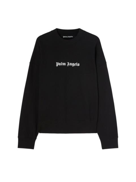 Palm Angels logo-print crew-neck sweatshirt