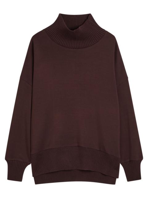 VARLEY Varley Barker High-neck Stretch-jersey Sweatshirt