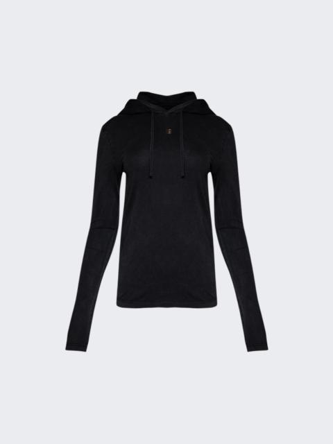 Givenchy Fitted Hoodie Faded Black