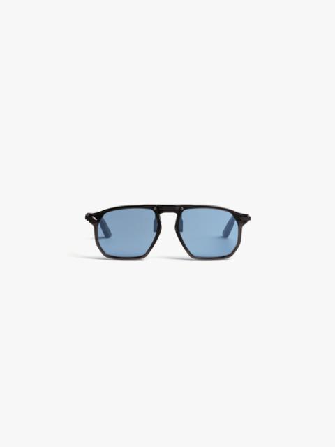Other Designers Movitra – AC 03 Black with Flash Light Blue Lenses