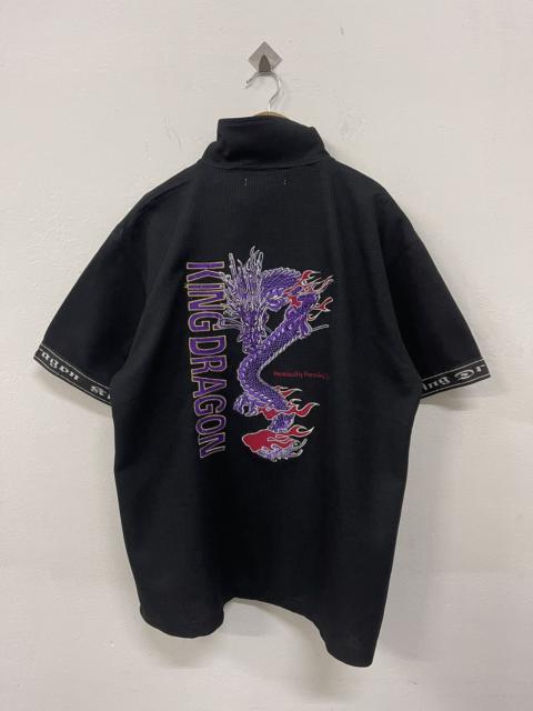Other Designers Japanese Brand × Seditionaries - King Dragon Back Hit Embroidery Zipper Shirt