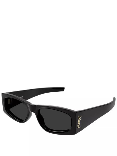 SAINT LAURENT Rectangular Sunglasses, 56mm