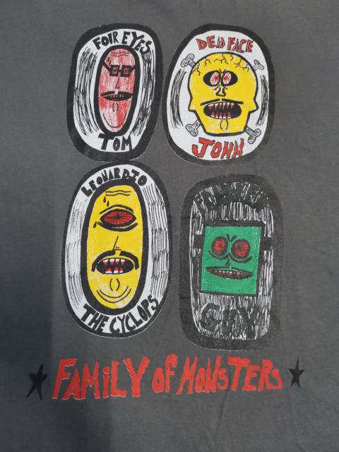 Other Designers Art - Kid Creature Family of Monsters Tee Graphic Art Streetwear
