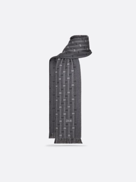 Dior CD Icon Striped Scarf