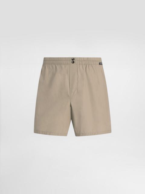Dolce & Gabbana Cotton poplin boxer shorts