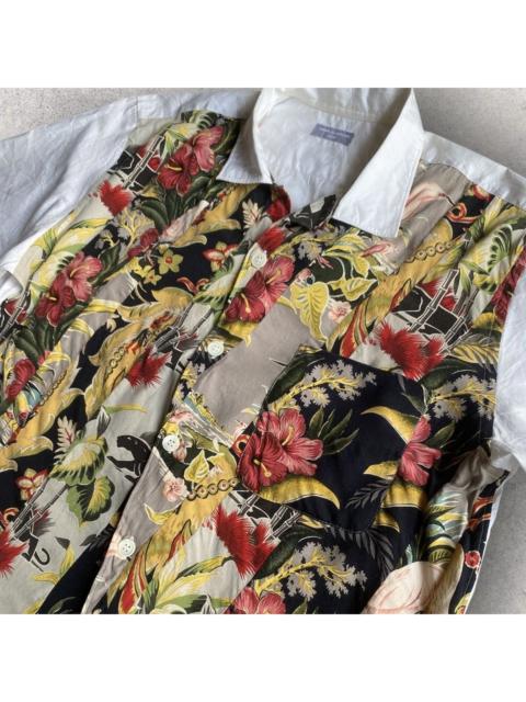 Comme Des Garçons Vintage 2000 Hawaii Cut And Sew Camp Collar Shirt