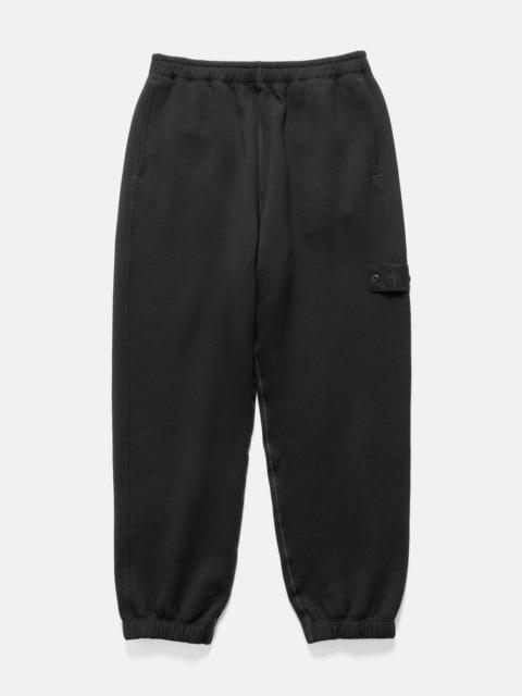 Stone Island Ghost Piece Cotton Wool Fleece Sweatpants Black