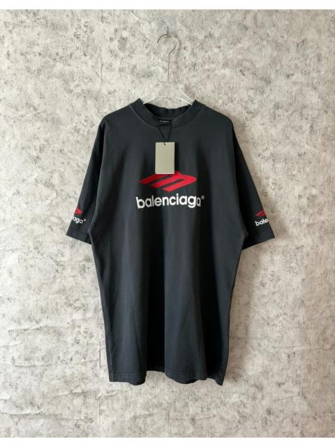 BALENCIAGA Balenciaga 3b Embroidered Short Sleeve Shirt