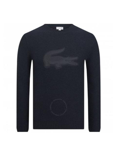 LACOSTE Lacoste Quilted Croc Badge Wool Sweater