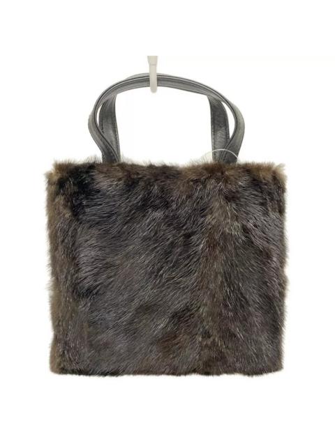 Loewe Fur and Leather Small Tote
