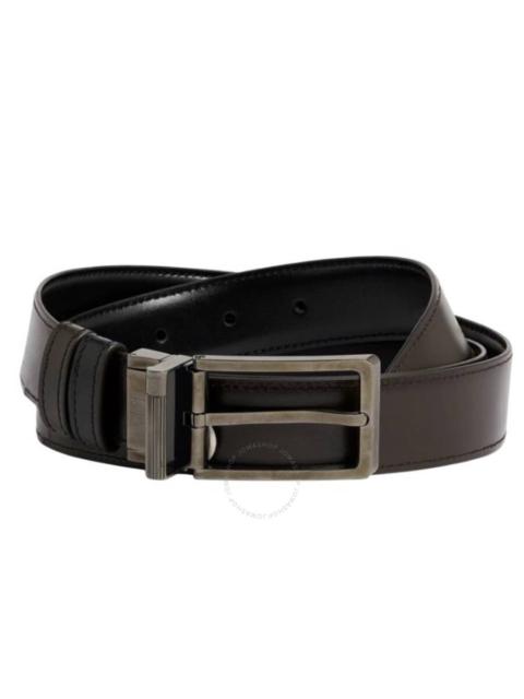 Other Designers Dunhill - Dunhill Reversible 30mm Smooth Leather Belt, Size 42"