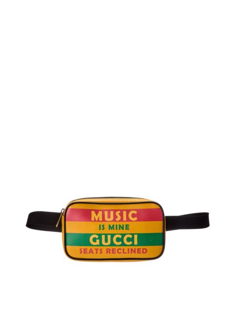 GUCCI Gucci Music Is Mine Leather Belt Bag