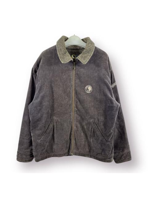 Other Designers Vintage - 🔥 SURF 🔥 Town & Country Surfwear Corduroy Shearling jacket