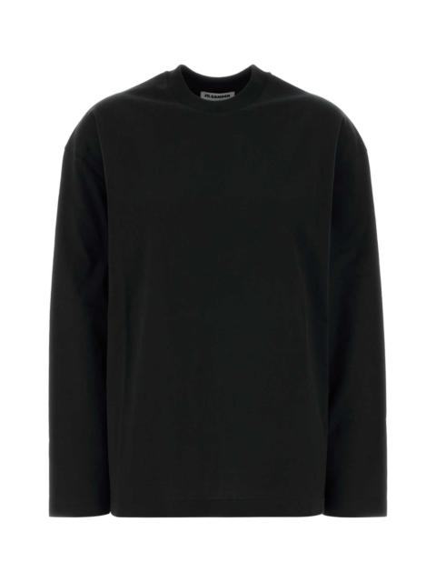 Jil Sander Jil Sander Women Black Cotton T-Shirt
