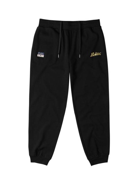 EVISU Seagull Brocade Appliqué Sweatpants