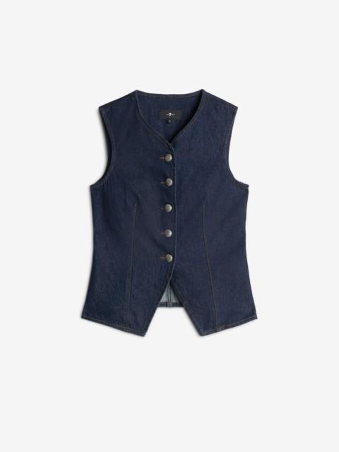 7 For All Mankind MANKIND Lady Vest in Smoove