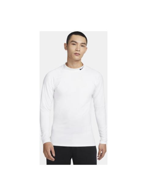 Nike Nike Pro Dri-FIT Fitness Mock-Neck Long-Sleeve T-shirt 'Whiet' FB8516-100