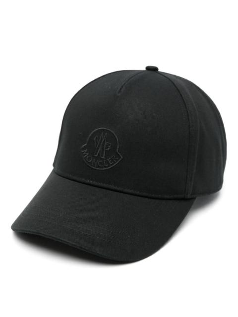 MONCLER LOGO-EMBROIDERED COTTON HAT