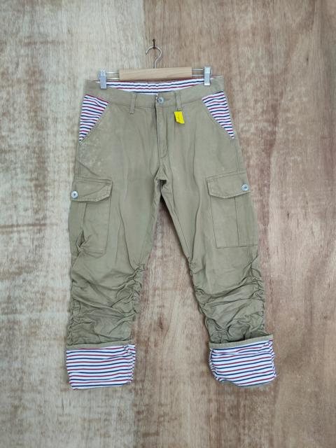Other Designers Japanese Brand - Japan Art spring cropped tactical cargo pants #4178