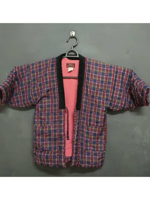 Other Designers Flannel - Vintage Padded Kimono Hanten