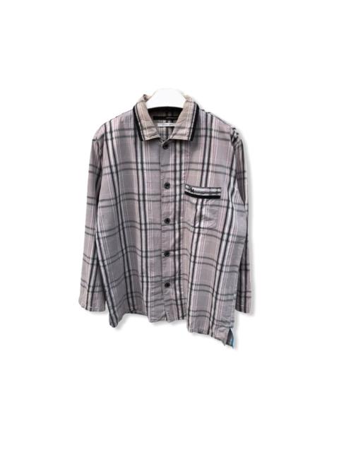 Other Designers Masaki Matsushima - Masakimatsushima Plaid Tartan Button Up Shirt