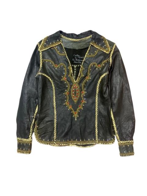 Other Designers Custom Buckman Houston Studed Leather Swarovski