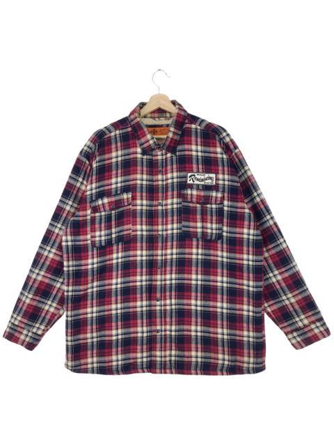 Other Designers Vintage - Open Dich Sherpa Flannel Checked Button Shirt